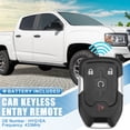 thumbnail image 2 of 4 Button Car Keyless Entry Remote Control Replacement HYQ1EA for GMC Acadia 2018-2021 433MHz 46 Chip, 2 of 7