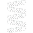 thumbnail image 3 of SEWACC Acrylic Keychain Heart Shaped Sublimation Blanks for Diy Projects 50Pcs, 3 of 8