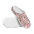 thumbnail image 3 of Lsque Sailboats And Palm Tree Pattern Womens Comfort Cotton on Scuff With Memory Foam and Anti-skid Sole Slipper-37/38, 3 of 7