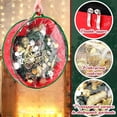 thumbnail image 6 of chaungfeng Christmas Wreath Storage Bag 24 Inches - Wreath Storage Box with Handle - Durables Material Festive Wreath Storage Rack(Bow Print), 6 of 6