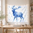 thumbnail image 5 of Profile Facing Utilizing With Double Exposure Left Interior, Mystical Fantasy for Space Lovers, Galaxy Room Decor, Christmas Gift, Tapestry Wall Hanging for Bedroom and Dorm, 5 of 7
