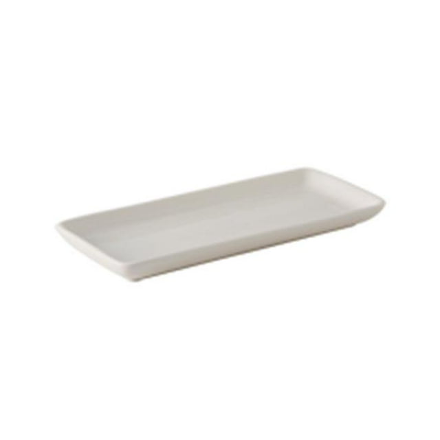 Tuxton BEZ-1341 Vitrified China Tray Eggshell - 13.5 in. - 1 Dozen