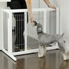 Richell USA 94158 Freestanding Pet Gate HS - Origami White