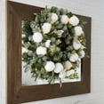 thumbnail image 7 of NOMA 24" Pre-Lit Flocked Frosted Fir Christmas Wreath, 25 Warm White Lights, 7 of 7