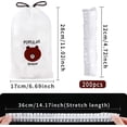 thumbnail image 2 of 200 Pcs Elastic Food Storage Covers Reusable Stretch Plastic Wrap Bowl Covers, 2 of 5