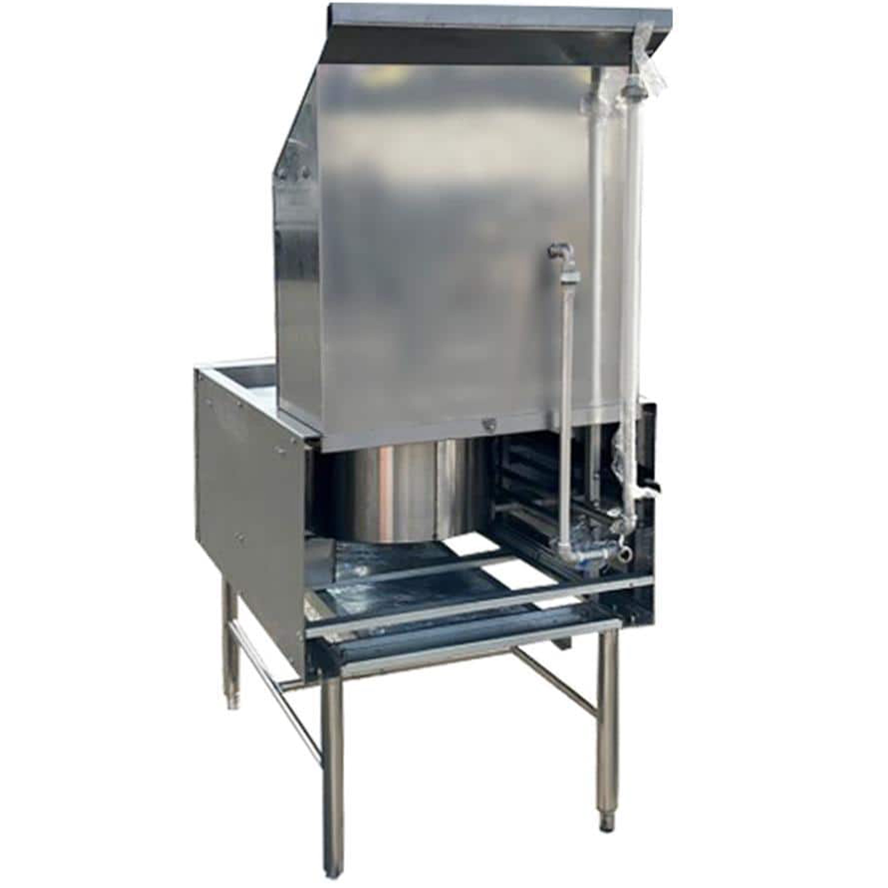 NSF 28" Commercial Wok Range with 16" Single Wok Hole & Waterfall Cooling | Natural Gas | 125,000 BTU Jet Burner