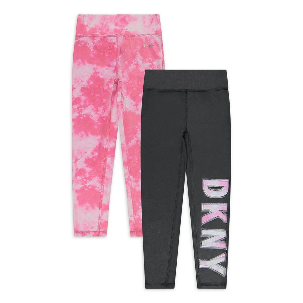 DKNY DKNY GIRLS Active Leggings, 2Pack, Sizes 712