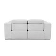 thumbnail image 5 of Maklaine Genuine Italian Leather White Loveseat Rectangular Power Reclining 39.4"H x 72"W x 42.3"D, 5 of 10