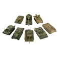 thumbnail image 4 of Kits de Modelos de Tanque 1/72 de 8 Piezas, Juegos de Rompecabezas, Simulación 4D, Ensamblaje DIY para Colección de Juguetes Educativos, Recuerdo, Exh Estilo B, 4 of 10