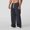 🔥 Gray_New, variant on Men's Solid Color Casual Pants Loose Fit Elastic Waist Comfortable Pockets Sporty Relaxed Trousers Fashionable Daily Wear Durable Design