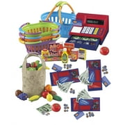 Childcraft Market and Grocery Shopping Roleplay Package, 106 Pieces