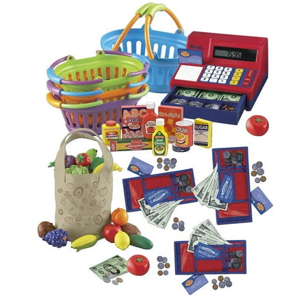Childcraft Market and Grocery Shopping Roleplay Package, 106 Pieces