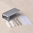 thumbnail image 3 of 4Pcs Stainless Steel Glass Shelf Clip Support Adjustable 304 Stainless Steel Glass Shelf Holder 0.3" to 0.5"/ 8 to 12mm Thick, 3 of 5