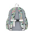 thumbnail image 3 of Boston Terrier Floral Flowers Backpack for School,Cute School Bag,Schoolbag with Adjustable Shoulder Straps & Padded Back,13.4"x11"x4.7", 3 of 6