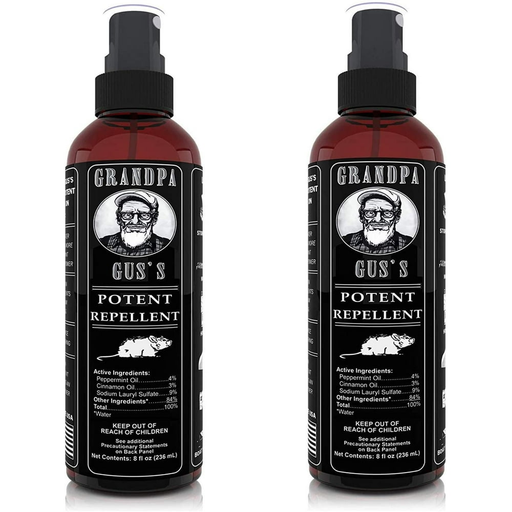 Grandpa Gus's Mouse Rodent Repellent; Peppermint & Cinnamon Oil Formula