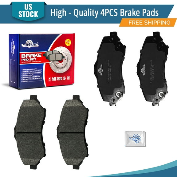YXPCARS D1273: 4PCS Front Ceramic Brake Pads for Jeep Wrangler/Wrangler JK Liberty Chrysler Town & Country Dodge Grand Caravan Journey Nitro Ram C/V Volkswagen Routan