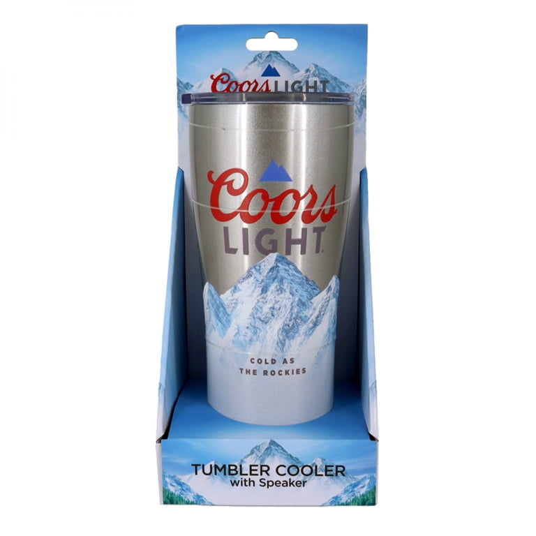 Coors Light Stainless Steel Tumbler with Built in Bluetooth