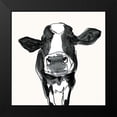 thumbnail image 2 of Borges, Victoria 15x15 Black Modern Framed Museum Art Print Titled - Cow Contour III, 2 of 5