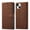 Brown, variant on Case for iPhone 14 Wallet Case with Card Holder Premium Leather Flip Cover Magnetic Closure Case Shockproof Pure Color Cover Kickstand Card Slots Case for iPhone 14, Brown