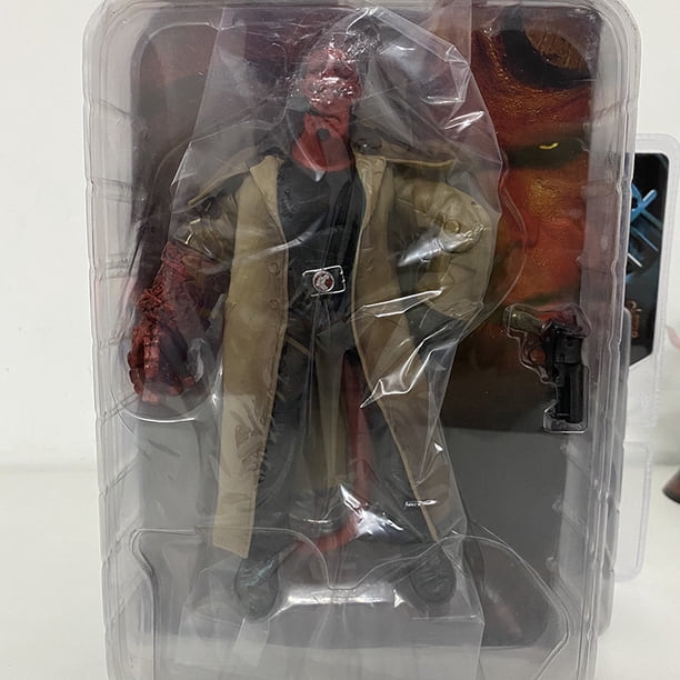Mezco Hellboy PVC figura de acción ropa real se puede desvestir mantequilla juguete regalo de Navidad