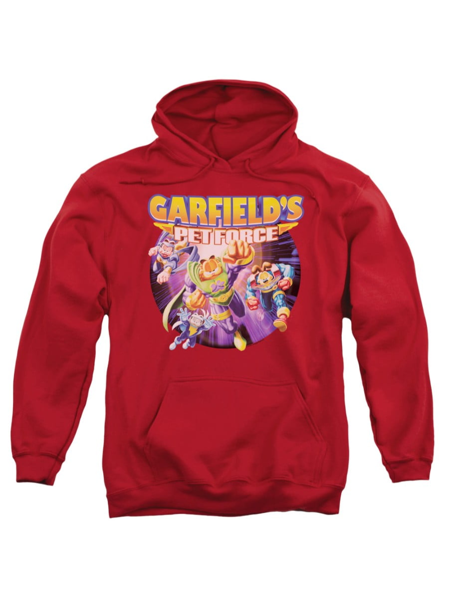 Garfield Comic Pet Force Four Adult Pull-over Hoodie - Walmart.com