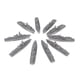 thumbnail image 1 of 10 piezas de simulación de acorazado modelo estático accesorios de bricolaje juguetes Yotijar Juego de portaaviones gris, 1 of 6
