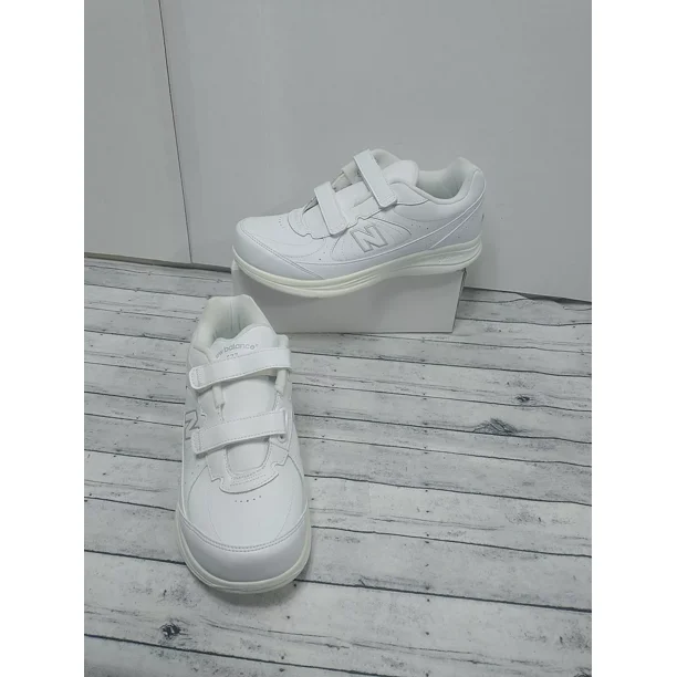 New Balance 577 MW577WT Men's Size 10.5 2E White Low Top Lace Up Walking Shoes