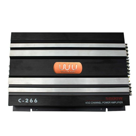 Mistaha 5800 Watt Car Audio Power Amplifier 4/3/2 Channel 12V Car Amplifer Car Audio Amplifier