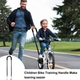 thumbnail image 3 of Sioweci Children Bike Safety Trainer Handle Non-slip Sponge Wrapped Heavy Duty Kids Cycling Learning Bike Balance Push Bar Bike Accessories Pink, 3 of 13