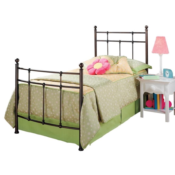 Hillsdale Providence Twin Poster Bed in Bronze
