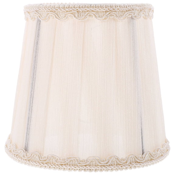 SEWCHICS Table Lamp Lampshade 1Set Cloth Beige Protection from Irritating Light Bedroom
