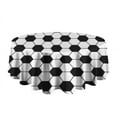 thumbnail image 5 of Soccer Ball Pattern Round Tablecloth 60"x60",Wrinkle Wipeable Table Cloth for Kitchen Dining Room Picnic Patio Party, 5 of 6