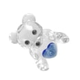 thumbnail image 3 of KAKOWELY pieza de escultura de oso de cristal azul con corazón para regalo de cumpleaños de bebé, recuerdo para enamorados., 3 of 4
