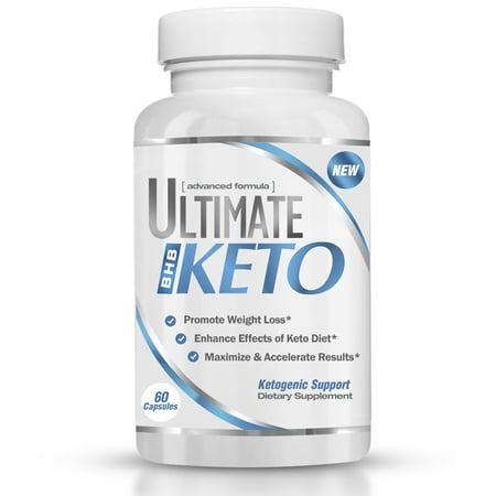 Ultimate Keto - BHB Exogenous Ketones Supplement - Weight Loss and Keto Diet Support - Enter Fast Ketosis - Burn Fat - Beta-Hydroxybutyrate Mineral Salts Formula for Men and