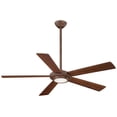 thumbnail image 3 of Ceiling Fan With Light Kit 15.5 Inches Tall By 60 Inches Wide-Coal Finish-Coal Blade Color Minka Aire Fans F749l-Cl, 3 of 7