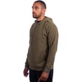 thumbnail image 4 of Next Level Unisex Laguna Sueded Hoodie 9304 - Military Green Size M, 4 of 4