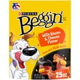 thumbnail image 2 of Purina Beggin' Strips With Real Meat Dog Training Treats With Bacon and Cheese Flavors - 25 oz. Pouch (Pack of 6), 2 of 8