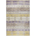 thumbnail image 2 of Addison Rugs Dream Shag Premium Machine Washable Transitional Tribal, Diamond Purple Rectangle Rug, 3' x 5', 2 of 8