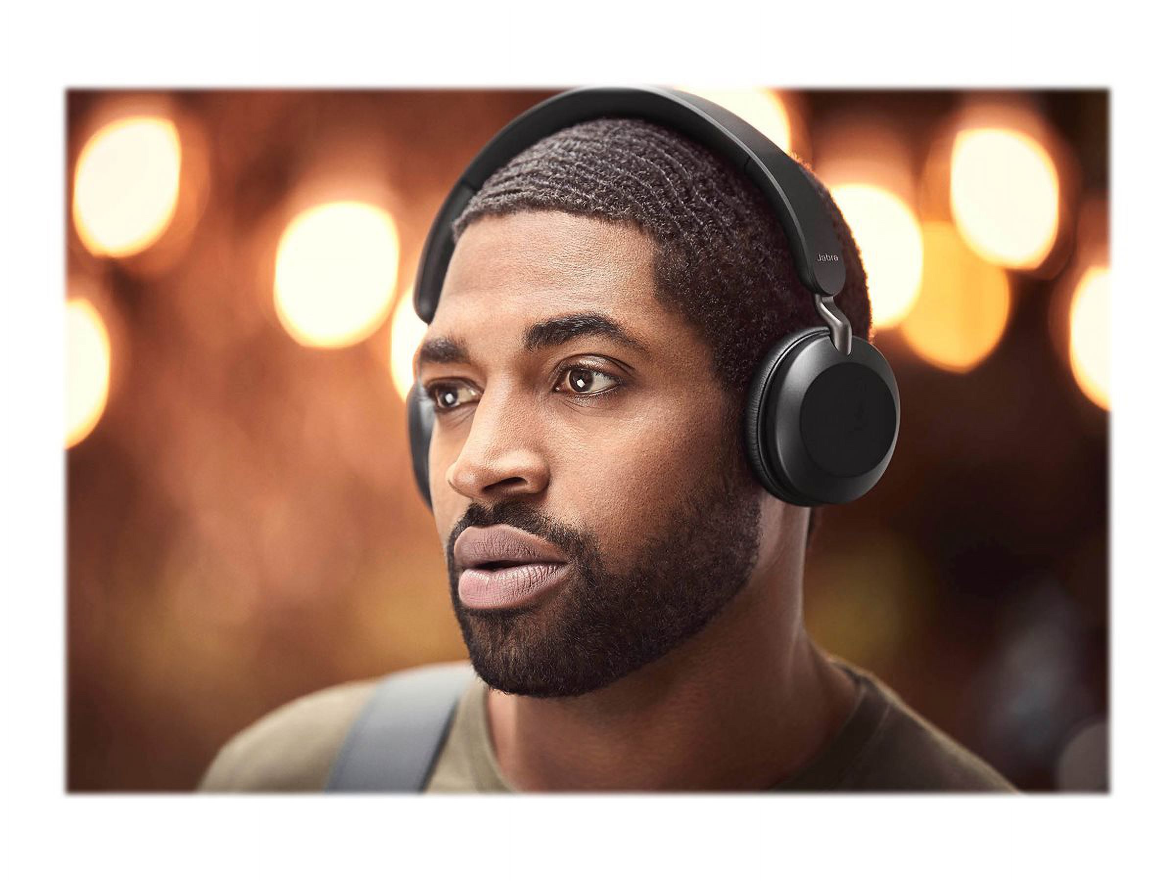 Jabra Elite 45h - Headphones with mic - on-ear - Bluetooth - wireless - titanium black - image 9 of 9