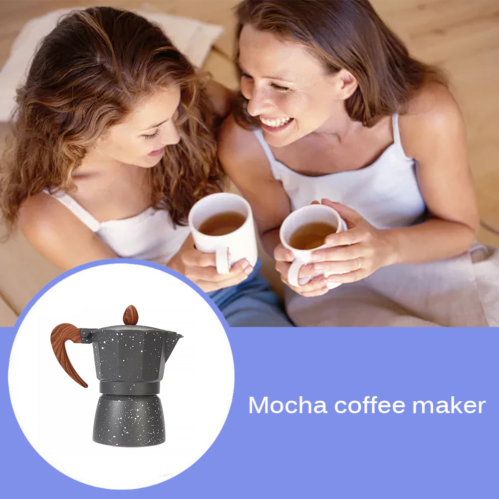 Portable Electric Espresso Mocha Coffee Maker Pot For Home Kitchen Too –  Royoco's