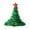A, variant on Christmas Trees Skinny Christmas Tree - Mini Small Little Tabletop Prelit Christmas Tree 11.8 Inch Decorated with Ornaments 35 Multi-Colored Lights Artificial Green Tree