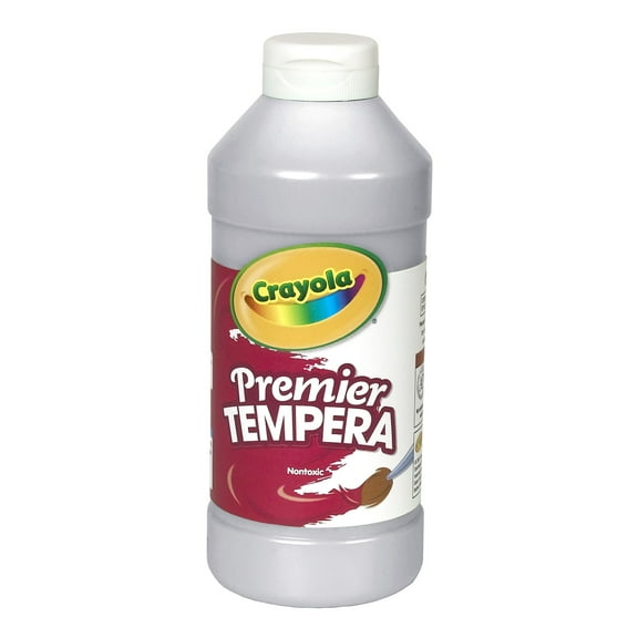 Crayola Premier Tempera Paint, 16 Oz Bottle, Silver