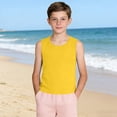 thumbnail image 2 of LWNYDPLSD Boys Summer Tank Top Casual Sleeveless T Shirt for Kids Outdoor Cool Printed Tank Top Teens Lightweight Comfortable Clothes, 2 of 6