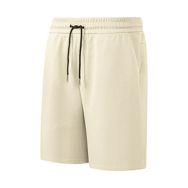AherBiu Plus Size Gym Shorts Men Elastic Waist Quick Drying Lightweight Running Shorts Outdoor Athletic Shorts with Pockets