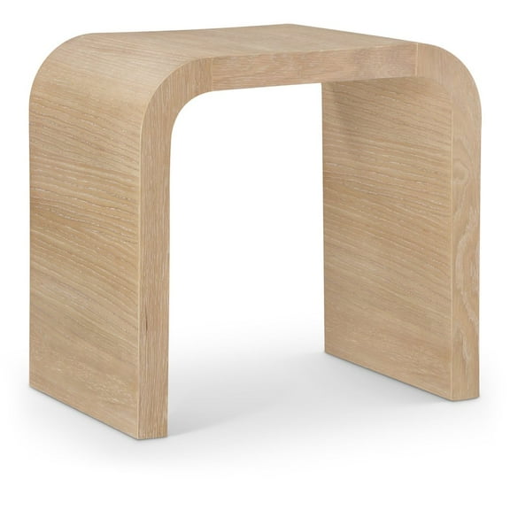 Meridian Furniture Cresthill White Oak End Table
