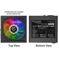 thumbnail image 2 of Thermaltake Toughpower GX1 80Plus Gold RGB Power Supply - 500W, 2 of 7