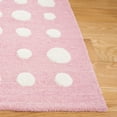 thumbnail image 3 of SAFAVIEH Kids Neutral Polka Dots Area Rug, Pink/Ivory, 8' x 10', 3 of 8