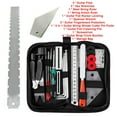 thumbnail image 3 of Luthier Guitar Care Repair Maintenance Tools Set Neck Notched Straight Edge, 3 of 12
