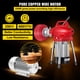 thumbnail image 5 of Limpiador de desagües eléctrico VEVOR 250 W máquina de limpieza de tuberías con cortador, 5 of 9