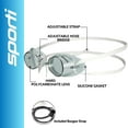 thumbnail image 3 of Sporti Swedish Goggles, Antifog, Adjustable Latex Strap, Extra Nose Piece, 3 of 7